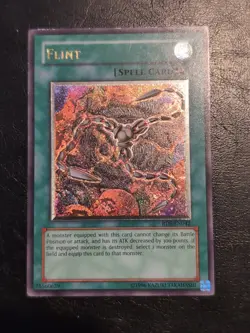 Yu-Gi-Oh! ULTIMATE RARE HOLO CARD FLINT RDS-EN042 LP - Image 1