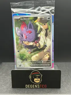 N's Zorua SVP 189 ETB Black Star Promo Card Sealed Journey Together Pokemon TCG - Image 1