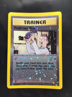 Pokemon Cards: Best of Game Promo: Professor Elm 3 - Image 1