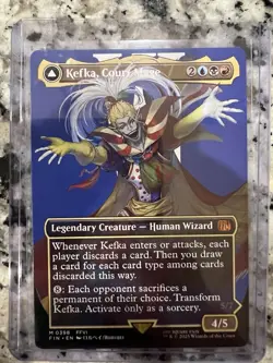 MTG Kefka Court Mage Borderless Normal Non-Foil Final Fantasy FIN 398 English NM - Image 1