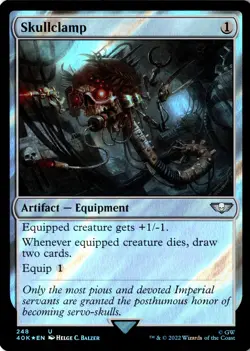 Skullclamp (Surge Foil) Foil 248 U Universes Beyond: Warhammer 40,000 Near Mint - Image 1
