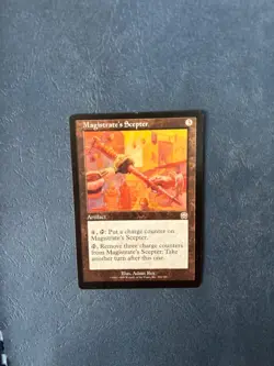 MTG MERCADIAN MASQUES MAGISTRATE'S SCEPTER NM MAGIC THE GATHERING RARE ENGLISH - Image 4