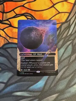 Cathedral of War (0006) Edge of Eternities: Stellar Sights Borderless Foil Rare - Image 1