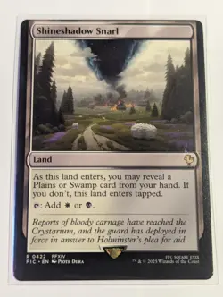 Shineshadow Snarl Final Fantasy Miscut Misprint SEE OTHER AUCTIONS Combine Ship - Image 1