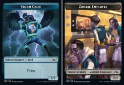 Storm Crow Token // Zombie Employee Token - Foil x1 - Unfinity - NM-Mint, Englis - Image 1