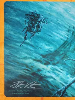 Lake of the Dead MTG Playmat SIGNED Pete Venters Wizards Of The Coast - Image 4