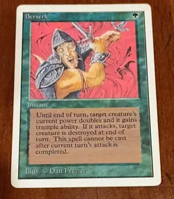 Used Berserk MTG Unlimited Free Shipping - Image 1