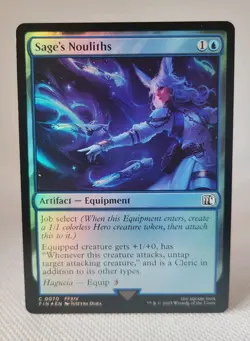 MTG Final Fantasy Foil Common #0070 Sage's Nouliths - Image 1