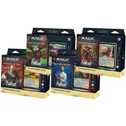 Magic the Gathering: Fallout Commander Deck Display (Set of 4) - Image 1