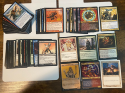 MTG Human Tribal Lot 134 Cards Magic the Gathering Commander EDH White Blue - Image 1