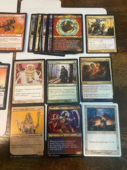 MTG Human Tribal Lot 134 Cards Magic the Gathering Commander EDH White Blue - Image 2