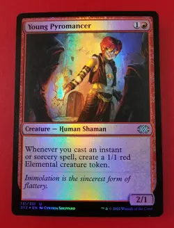 1x Young Pyromancer | FOIL | Double Masters 2022 | MTG Magic Cards - Image 1