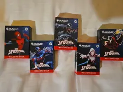 Magic: The Gathering Spider-Man Starter Deck Set SDCC 2025 Five Decks - Image 1