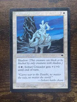 Soltari Crusader Tempest MTG Magic The Gathering D9178* - Image 1