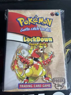 1999 Pokemon Wizards of the Coast FOSSIL Lockdown Theme Deck 742818060776 - Image 1