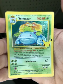 Pokemon Venusaur Celebrations 15/102 Holo NM (Read Description) - Image 1