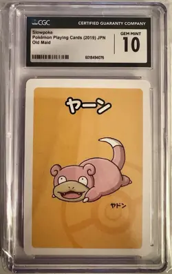 CGC 10 Slowpoke Old Maid 2019 Japanese Pokemon Card - Image 1
