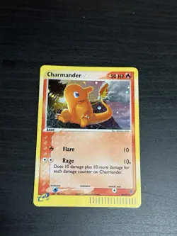 Pokemon TCG Charmander EX Dragon Holo Card 98/97 Mp - Image 1