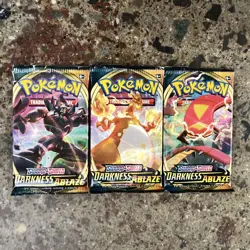 New Sealed Pokemon SWSH Sword & Shield Darkness Ablaze Booster Pack Charizard - Image 1