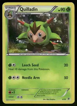 Quilladin Holo 4/39 Kalos Starter Set Pokemon - Image 1