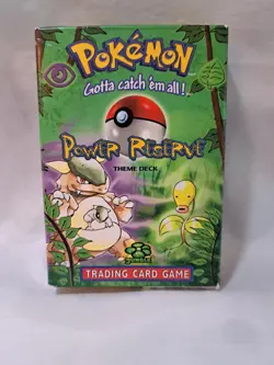 1999 WOTC Pokemon _Jungle _Power Reserve Theme Deck open box, sealed deck - Image 2