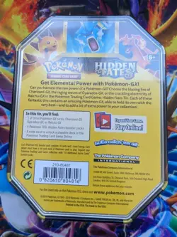 Charizard GX Tin Pokemon TCG Hidden Fates SEALED Pokemon Trading Card Game - Image 2