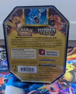 Charizard GX Tin Pokemon TCG Hidden Fates SEALED Pokemon Trading Card Game - Image 4
