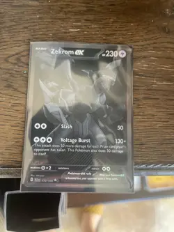 Pokemon TCG Zekrom EX Black Bolt NM Condition, English special art - Image 1