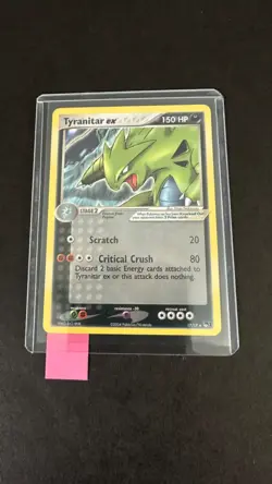 Pokemon TCG - Tyranitar EX Rare 17/17-Excellent Condition-POP Series 1 Promo - Image 4