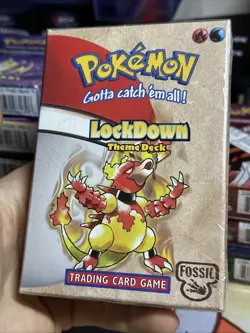 Lockdown Fossil 1999 SEALED Theme Deck Vintage WOTC Pokemon Card TCG - Image 2