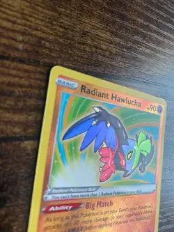 Radiant Hawlucha 081/189 Astral Radiance Ultra Rare Holo Pokemon TCG Card NM - Image 3