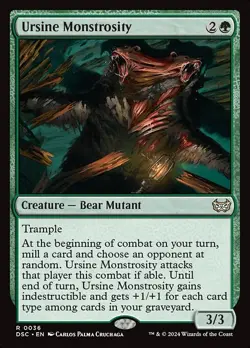 2x Ursine Monstrosity DSC LP MTG - Image 1