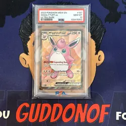 💎PSA 10 GEM MINT 2024 Pokemon Mew 151 WIGGLYTUFF EX #187 ULTRA RARE - Image 1