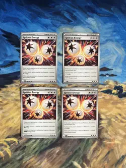 Ignition Energy 086/086 White Flare Trainer Playset 4 Cards ENGLISH Pokemon TCG - Image 1