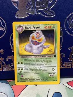 Dark Arbok W Stamped 19/82 Wizards Of The Coast Promo Pokemon Card NM/M - Image 1
