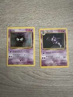Pokemon Cards Gastly Haunter Base Set with Bonus Gift - Image 1