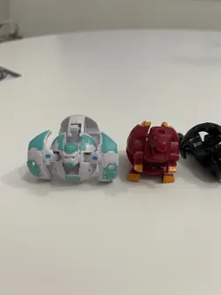 Bakugan Battle Brawlers Lot Of 7 With Cards Spin Master Black - Image 2