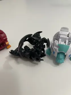 Bakugan Battle Brawlers Lot Of 7 With Cards Spin Master Black - Image 4