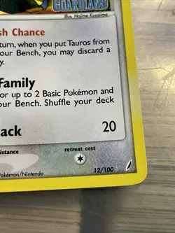 Dugtrio Ex Crystal Guardians STAMPED Pokemon Card Lot 5/100 With Tauros - Image 5