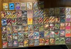 Pokemon Full Art Lot Of 72 Cards BIG RESALE VALUE Only Charging 2$ A Card NM-LP - Image 1