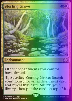 MTG Magic the Gathering Sterling Grove (9/10) Judge Gift Cards 2020 LP FOIL - Image 1