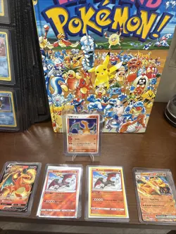 Pokemon TCG Card Lot- 5x Charizard Cards - Image 1