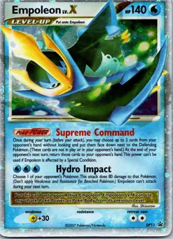 Empoleon LV.X - DP11 - Pokemon Diamond & Pearl Promo Ultra Rare Card MP - Image 1