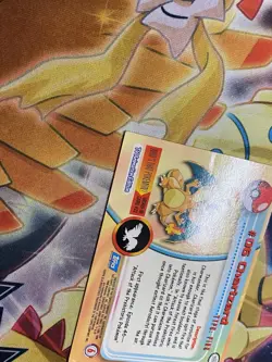 MP Pokemon Topps Blue Logo Charizard #06 Card Series 1 - Image 3