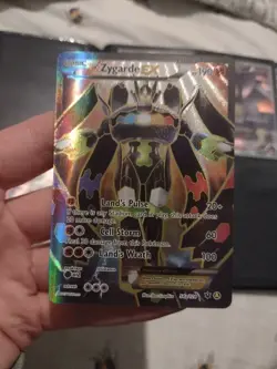 Pokemon TCG Zygarde EX Card 54a/124 XY Fates Collide Full Art 2017 - Image 1