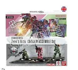 GUNDAM ASSEMBLE Starter Set Zeon's Rush [ST03A] SPECIAL EDITION card game ENG - Image 1