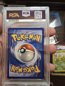Pokemon Card Reverse Crosshatch Holo Milotic C 35/147 PSA 9 MINT League Promo - Image 2