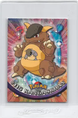Kangaskhan #115 -BLUE LOGO - NON-HOLO - SERIES 2 - TOPPS POKEMON CARD - LP/P - Image 1