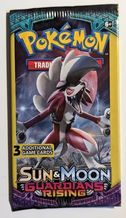 Pokemon Booster Pack Guardians Rising - 3 cards Lycanroc - Factory Sealed - Image 1
