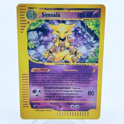 Pokemon TCG Karte - Simsala 1/165 Reverse Holo E-Series Expedition Base Set Rare - Image 1
